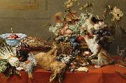 Frans Snyders Squirrel and Cat oil painting